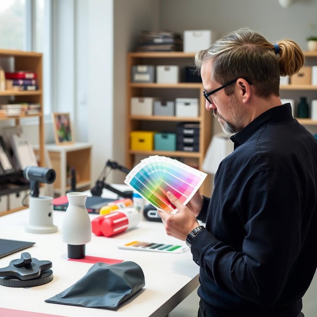 Produktdesigner nutzt NCS Farben für konsistente Markenfarben