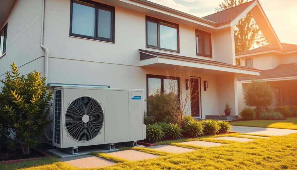 Wärmepumpe erneuerbare Energie Zweifamilienhaus