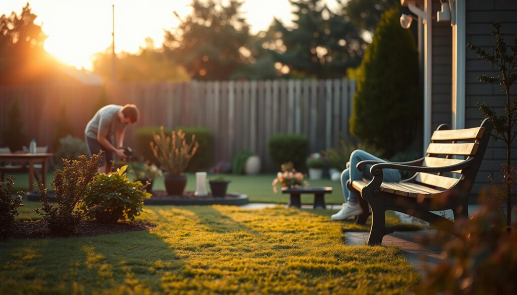Ruhezeiten und Gartenarbeit