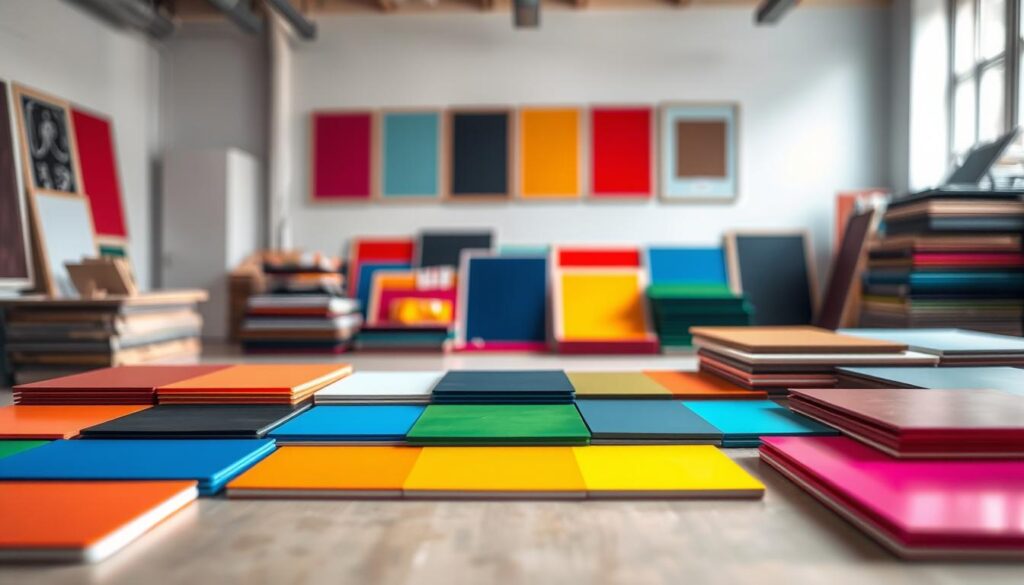 Farbauswahl Siebdruckplatten