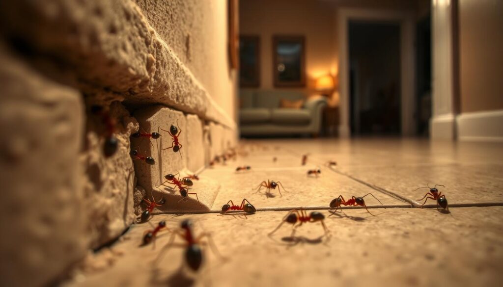 Ameisen im Haus durch Ritzen Ameisen im Haus durch Ritzen