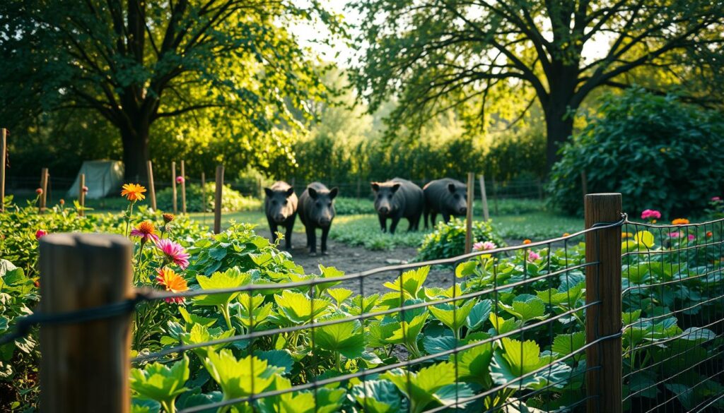 Garten vor Wildschweinen schützen Garten vor Wildschweinen schützen