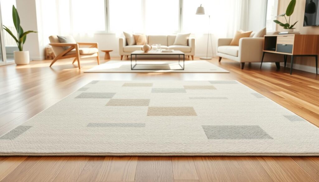 Quadratische Teppiche mit minimalistischen Teppichmustern Quadratische Teppiche mit minimalistischen Teppichmustern