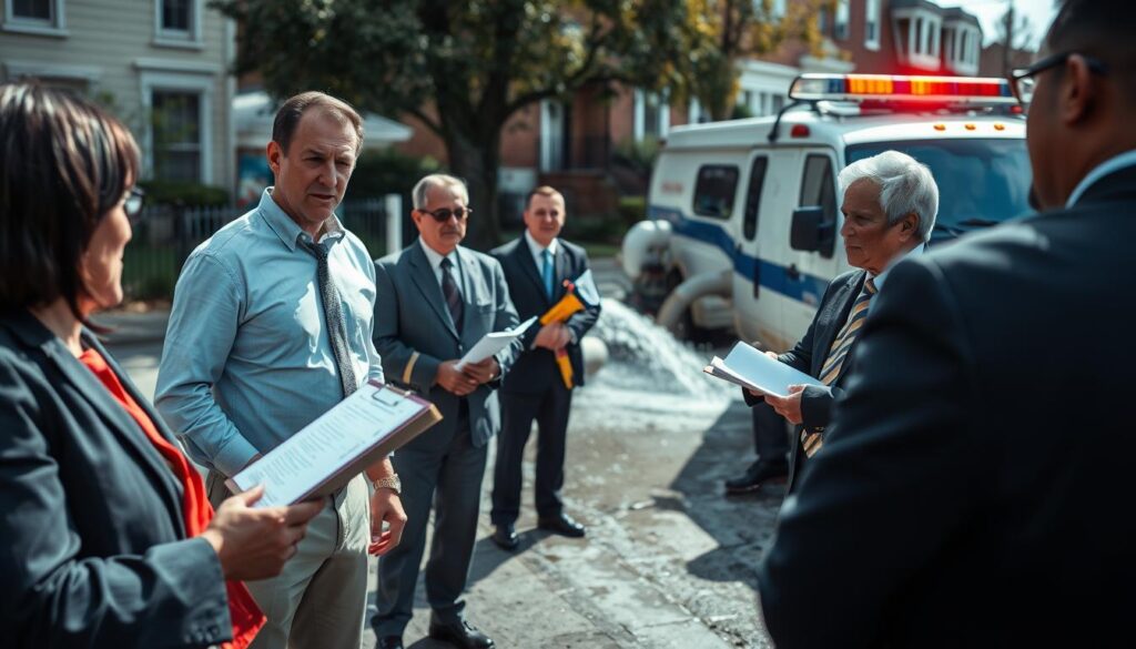 Rohrbruchschaden Behördenkontakte Rohrbruchschaden Behördenkontakte