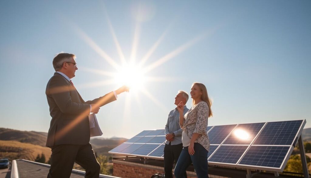 Sonneneinstrahlung für Solartechnik Beratung