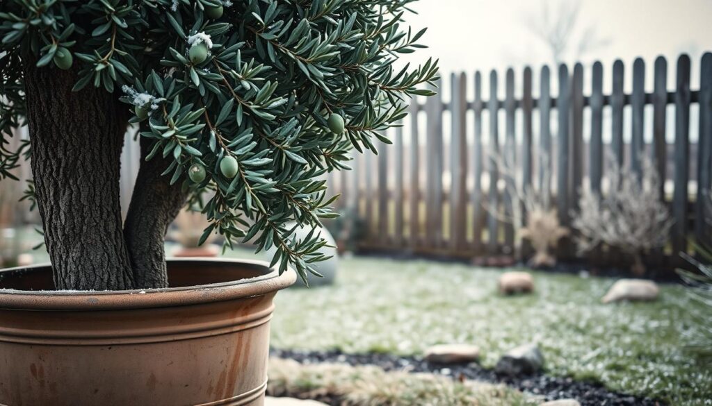 Olivenbaum Kübel überwintern im Garten Olivenbaum Kübel überwintern im Garten