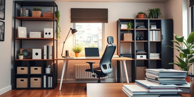 Stauraum im Homeoffice