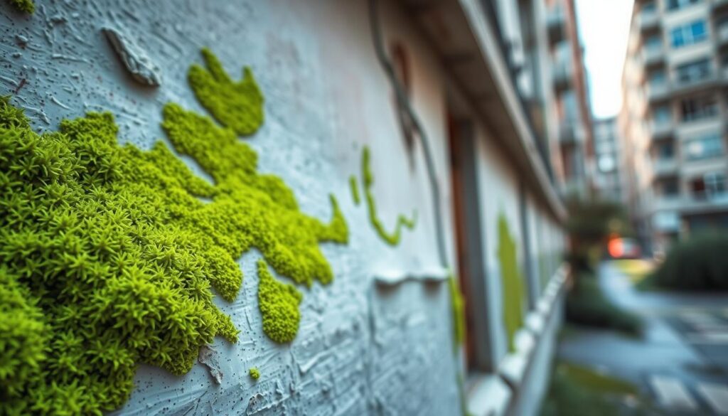 Grünalgen Außenwand Auswirkungen Grünalgen Außenwand Auswirkungen