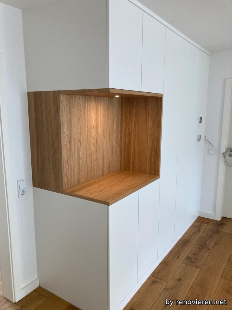 einbauschrank mit lichtfach